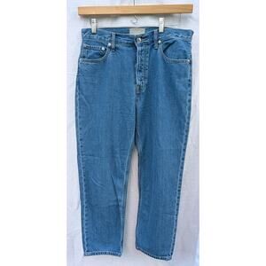 Everlane Womens The Summer Slouch Jean Sz 28 Medium Wash Straight Leg Slouchy